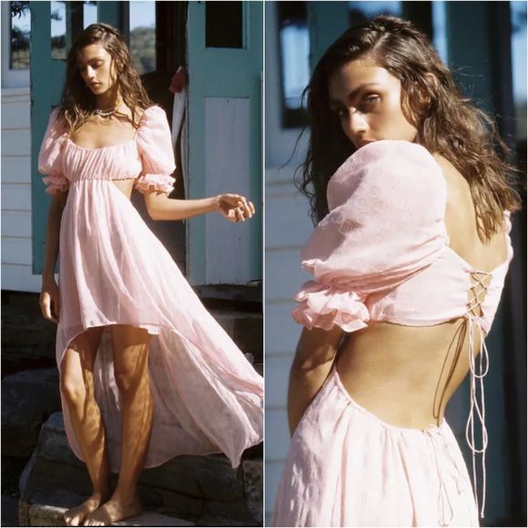 For Love and Lemons Hamptons Pink Dress - Picture 1 of 9